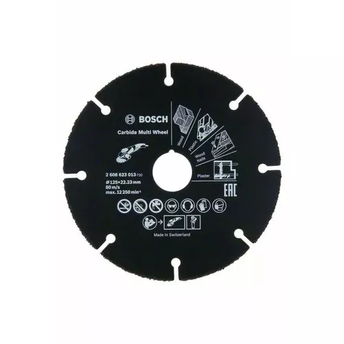 Řezný kotouč Carbide Multi Wheel, 125 mm  BOSCH 2608623013