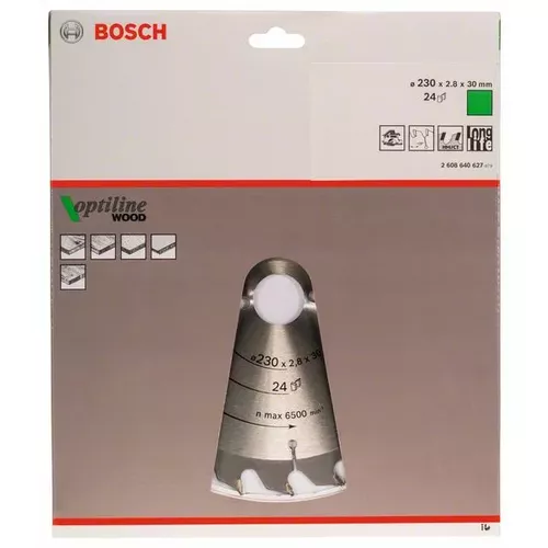 Pilový kotouč Optiline Wood BOSCH 2608640627