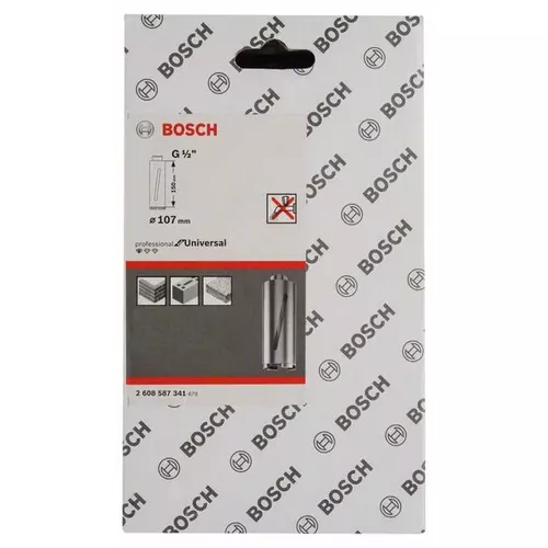 Diamantová vrtací korunka pro vrtání za sucha G 1/2" BOSCH 2608587341