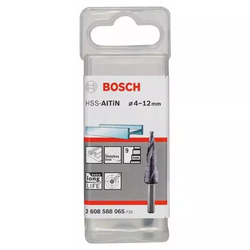 Stupňovitý vrták HSS-AlTiN  BOSCH 2608588065