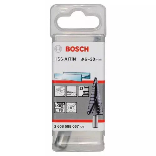 Stupňovitý vrták HSS-AlTiN  BOSCH 2608588067