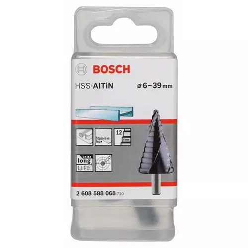 Stupňovitý vrták HSS-AlTiN  BOSCH 2608588068
