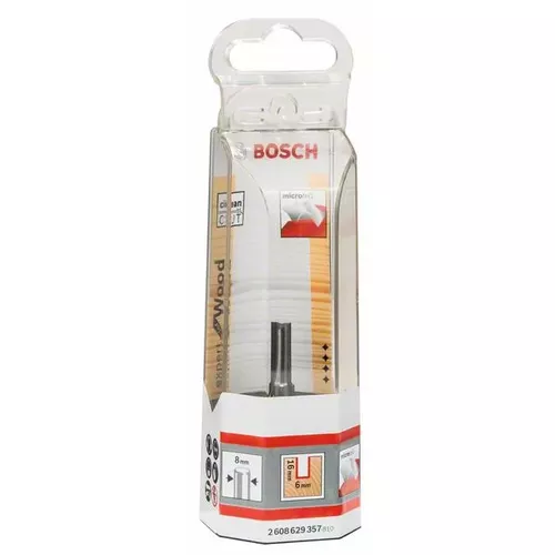 Drážkovací fréza Expert for Wood, masivní, plný karbid, 8 mm, D1 6 mm, L 16 mm, G 51 mm  BOSCH 2608629357