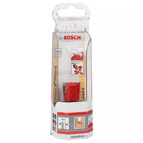Drážkovací fréza na drážky pantů Expert for Wood, karbid, 8 mm, D1 19 mm, L 12,5 mm, G 51 mm  BOSCH 2608629367