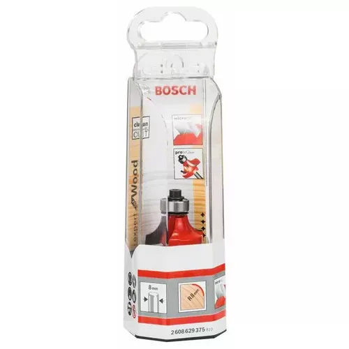 Zaoblovací fréza Expert for Wood, 8 mm, D 28,6 mm, R1 8 mm, L 12,7 mm, G 55 mm BOSCH 2608629375