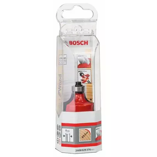 Zaoblovací fréza Expert for Wood, 8 mm, D 31,75 mm, R1 9,5 mm, L 18 mm, G 60 mm BOSCH 2608629376