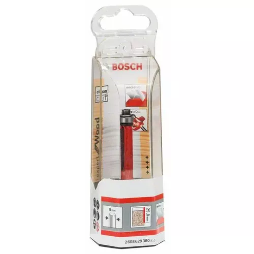 Zarovnávací fréza Expert for Wood Laminate, 8 mm, D1 9,5 mm, L 25,8 mm, G 71,5 mm  BOSCH 2608629380