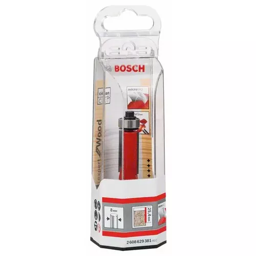 Zarovnávací fréza Expert for Wood Laminate, 8 mm, D1 12,7 mm, L 25,4 mm, G 71,5 mm  BOSCH 2608629381