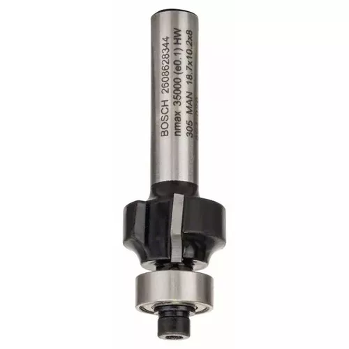 Zaoblovací fréza, 8 mm, R1 3 mm, L 10,2 mm, G 53 mm BOSCH 2608628344