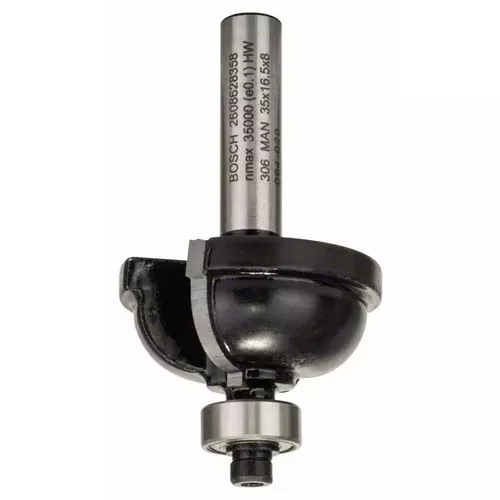 Fréza na tvorbu hran F, 8 mm, R1 9,5 mm, D 35 mm, L 16,2 mm, G 59 mm BOSCH 2608628358