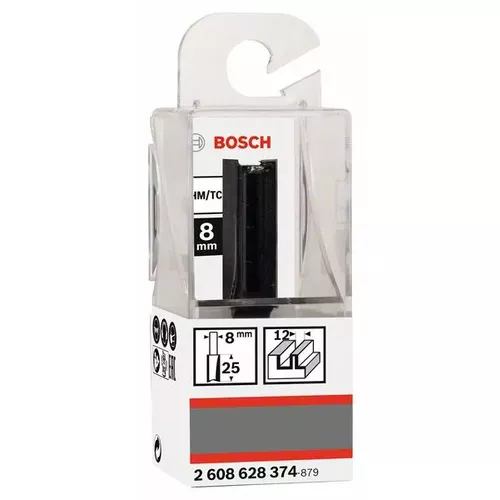 Drážkovací fréza, 8 mm, D1 12 mm, L 31,5 mm, G 62 mm BOSCH 2608628374