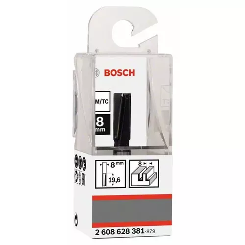 Drážkovací fréza, 8 mm, D1 8 mm, L 19,6 mm, G 51 mm BOSCH 2608628381