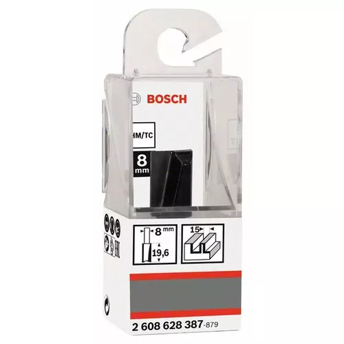 Drážkovací fréza, 8 mm, D1 15 mm, L 19,6 mm, G 51 mm BOSCH 2608628387