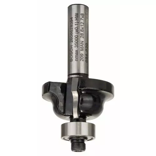 Fréza na tvorbu hran B, 8 mm, R1 4 mm, B 8 mm, L 12,4 mm, G 54 mm BOSCH 2608628394