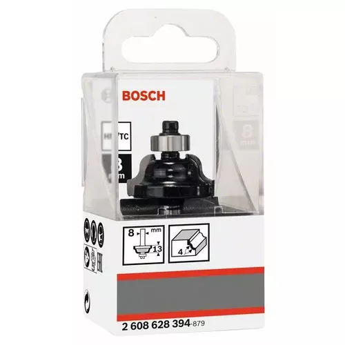 Fréza na tvorbu hran B, 8 mm, R1 4 mm, B 8 mm, L 12,4 mm, G 54 mm BOSCH 2608628394