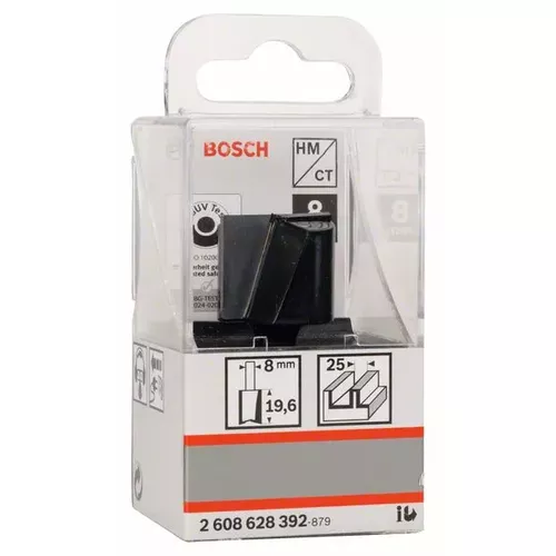 Drážkovací fréza, 8 mm, D1 25 mm, L 19,6 mm, G 51 mm BOSCH 2608628392