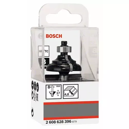 Fréza na tvorbu hran C, 8 mm, R1 4,8 mm, B 9,5 mm, L 14 mm, G 57 mm BOSCH 2608628396