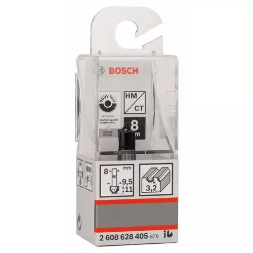 Podvalková fréza, 8 mm, R1 3,2 mm, D 9,5 mm, L 10,2 mm, G 41 mm  BOSCH 2608628405