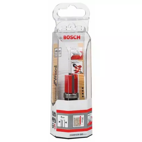 Zarovnávací fréza Expert for Wood Laminate, 8 mm, D1 16 mm, L 20 mm, G 60 mm  BOSCH 2608629385