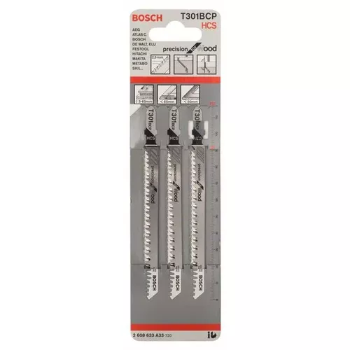 Pilový plátek do kmitací pily T 301 BCP  BOSCH 2608633A33