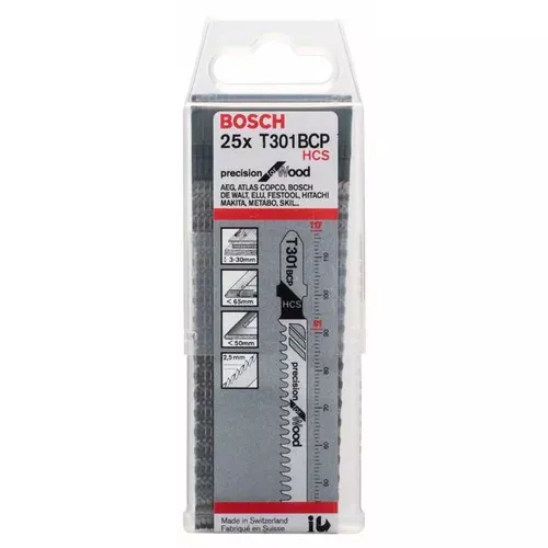 Pilový plátek do kmitací pily T 301 BCP  BOSCH 2608633A40
