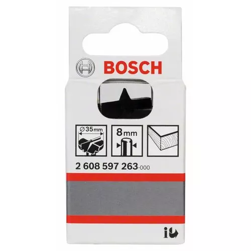Vrtáky pro závěsová kování bez břitů z tvrdokovu  BOSCH 2608597263