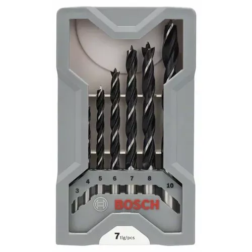 7dílná sada spirálových vrtáků do dřeva 3–10 mm  BOSCH 2607017034