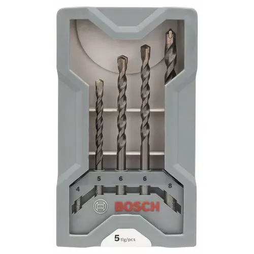5dílná sada spirálových vrtáků do betonu CYL-3, 4–8 mm  BOSCH 2607017080