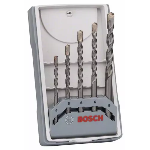 5dílná sada spirálových vrtáků do betonu CYL-3, 4–8 mm BOSCH 2607017080