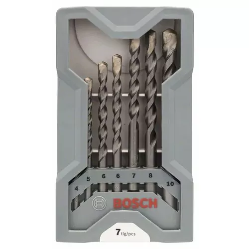 7dílná sada spirálových vrtáků do betonu CYL-3, 4/5/6/6/7/8/10 mm  BOSCH 2607017082