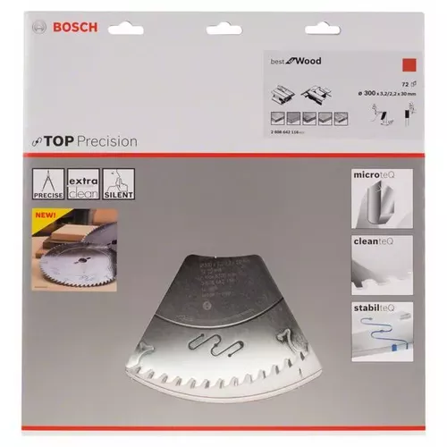 Pilový kotouč do okružních pil Top Precision Best for Wood BOSCH 2608642116