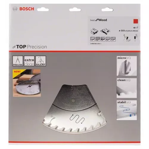 Pilový kotouč do okružních pil Top Precision Best for Wood BOSCH 2608642119