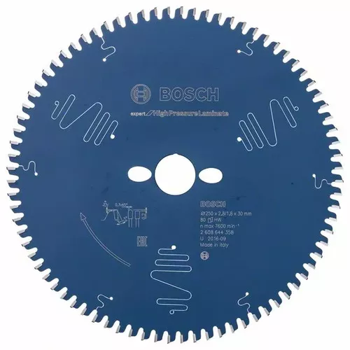 Pilový kotouč Expert for High Pressure Laminate 250 × 30-80 BOSCH 2608644358