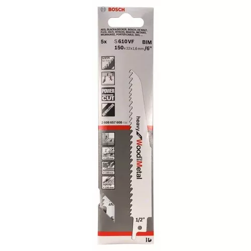 Pilový list do pily ocasky S 610 VF  BOSCH 2608657608