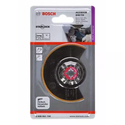 Segmentový pilový kotouč BIM-TiN ACZ 85 EIB Multi Material BOSCH 2608661758