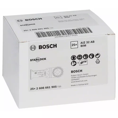 BIM ponorný pilový list AIZ 32 AB Metal  BOSCH 2608661905