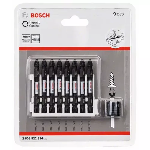 Sada šroubovacích bitů Impact Control, 9 ks BOSCH 2608522334