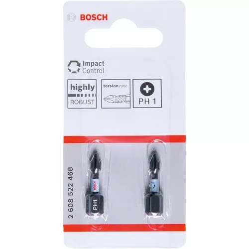 Nástavce Impact Control PH1, 2 ks BOSCH 2608522468