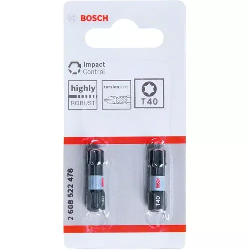 Nástavce Impact Control T40, 2 ks BOSCH 2608522478