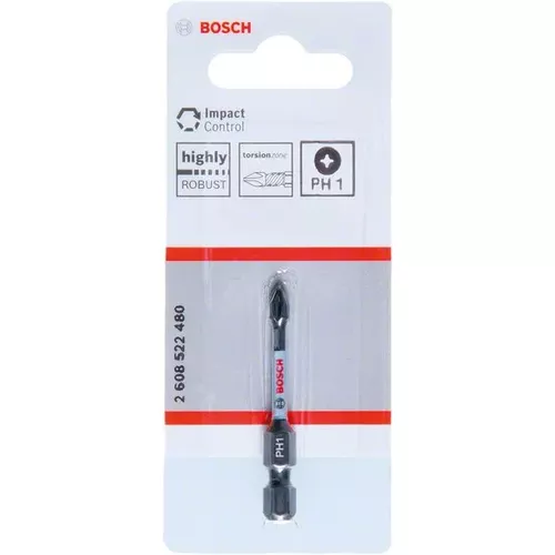 Nástavec Impact Control PH1 Power Bit, 1 ks BOSCH 2608522480