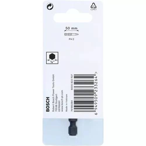 Nástavec Impact Control PH2 Power Bit, 1 ks BOSCH 2608522481