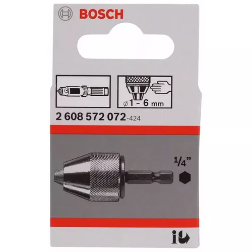 Bezklíčová sklíčidla do 6 mm  BOSCH 2608572072