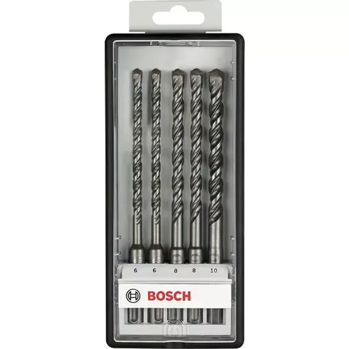 5dílná sada spirálových vrtáků do kladiv Robust Line SDS plus-5, 6–10 mm BOSCH 2607019928