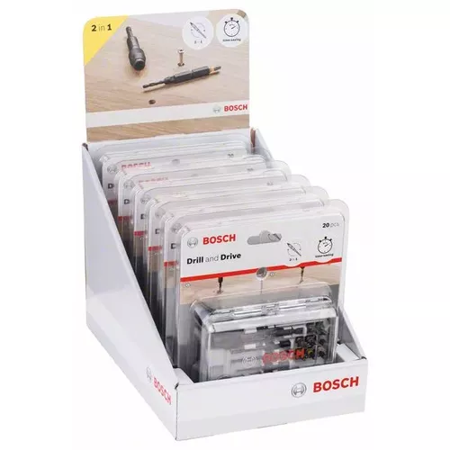 20dílná sada šroubovacích bitů Drill&Drive  BOSCH 2607002786