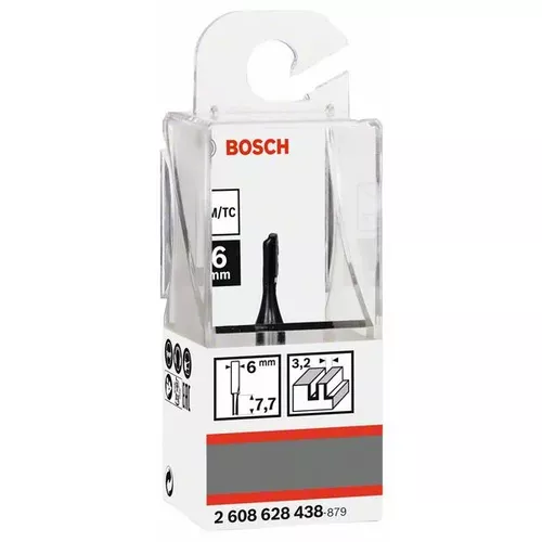 Drážkovací fréza, 6 mm, D1 3,2 mm, L 7,7 mm, G 51 mm BOSCH 2608628438