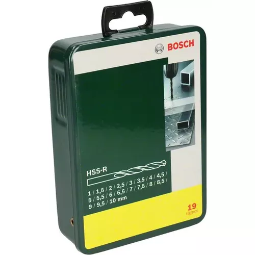  19dílná sada vrtáků do kovu HSS-R BOSCH 2607019435