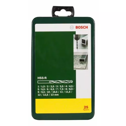  25dílná sada vrtáků do kovu HSS-R BOSCH 2607019446