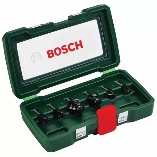  6dílná sada fréz TC (1/4" stopka) BOSCH 2607019462