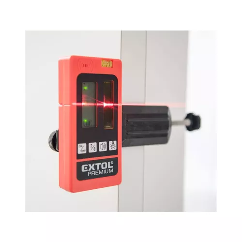 Přijímač-detektor laser. paprsku, červeného i zeleného EXTOL PREMIUM 8823390