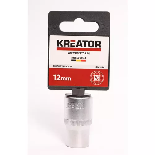 1/2" Nástrčná hlavice (ořech) 12mm Kreator KRT502003